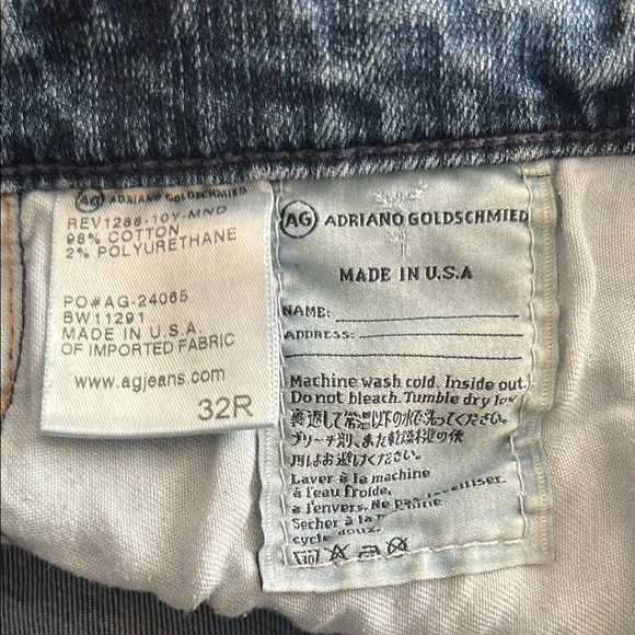 Ag Adriano Goldschmied “The Legging-Super Skinny Jeans” vintage feel blue jeans - Picture 9 of 9